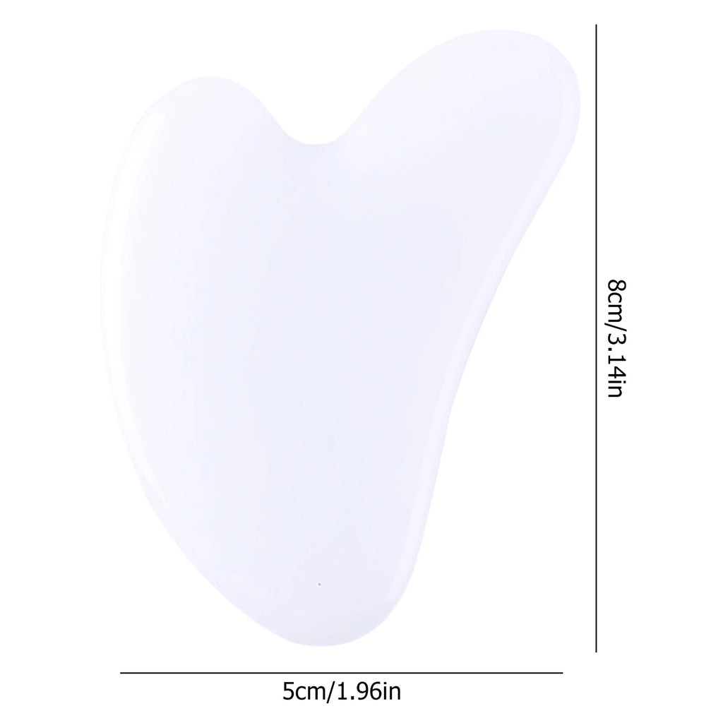 Gua Sha Natural Stone Resin Scraper Board Meridian Relaxation Face Massager Facial Tool For Body Slimming Massage Skin Care