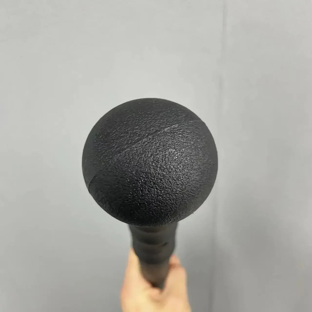 Outdoor Multifunctional Mountaineering Staff Plastic Solid Head Hiking Anti Slip Short Cane Defense Car Tools