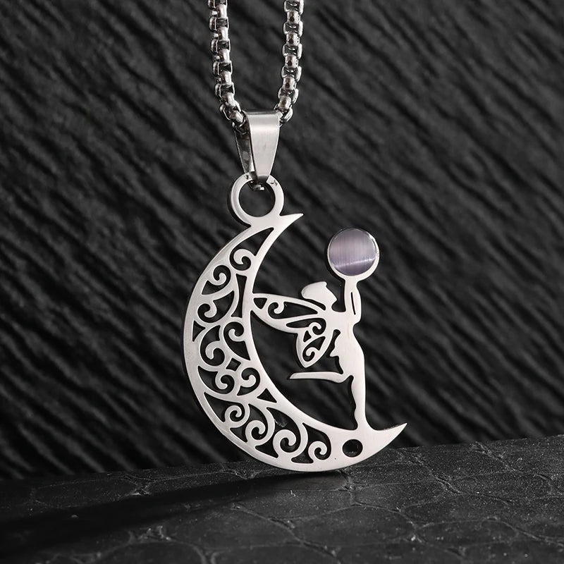 Stainless Steel Christian Eucharist Halo Grape Juice Cross Necklace Men Women Catholic Holy Spirit Church Jewelry
