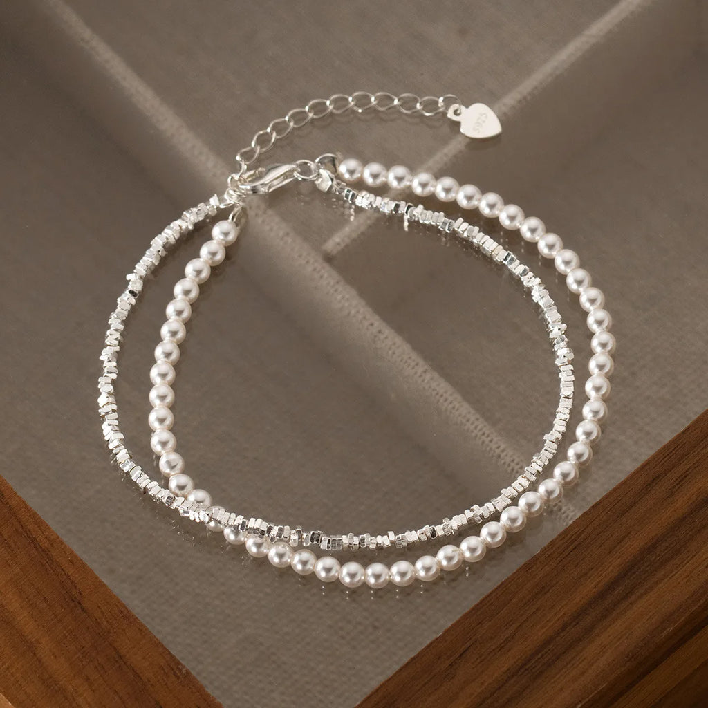 Luxury 925 Sterling Silver Bracelet Chain Women Fashion Minimalist XO Style Bracelet Designer Wedding Party Bling Jewelry Gifts