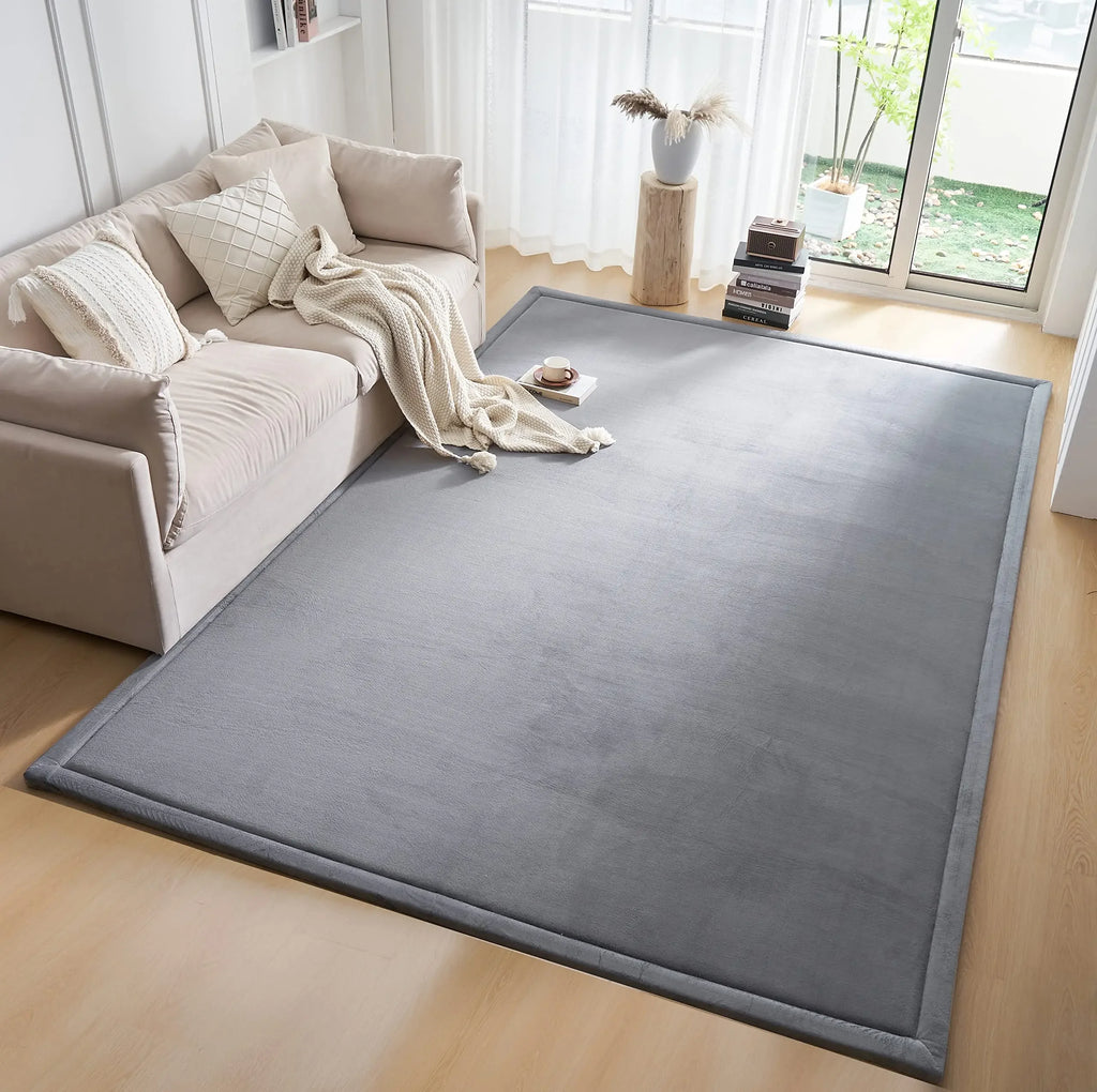 Baby Play Mat, 3CM Thick Crawling Rugs, Padded Foam Rug for Kids Playroom, Nursery, Living Room