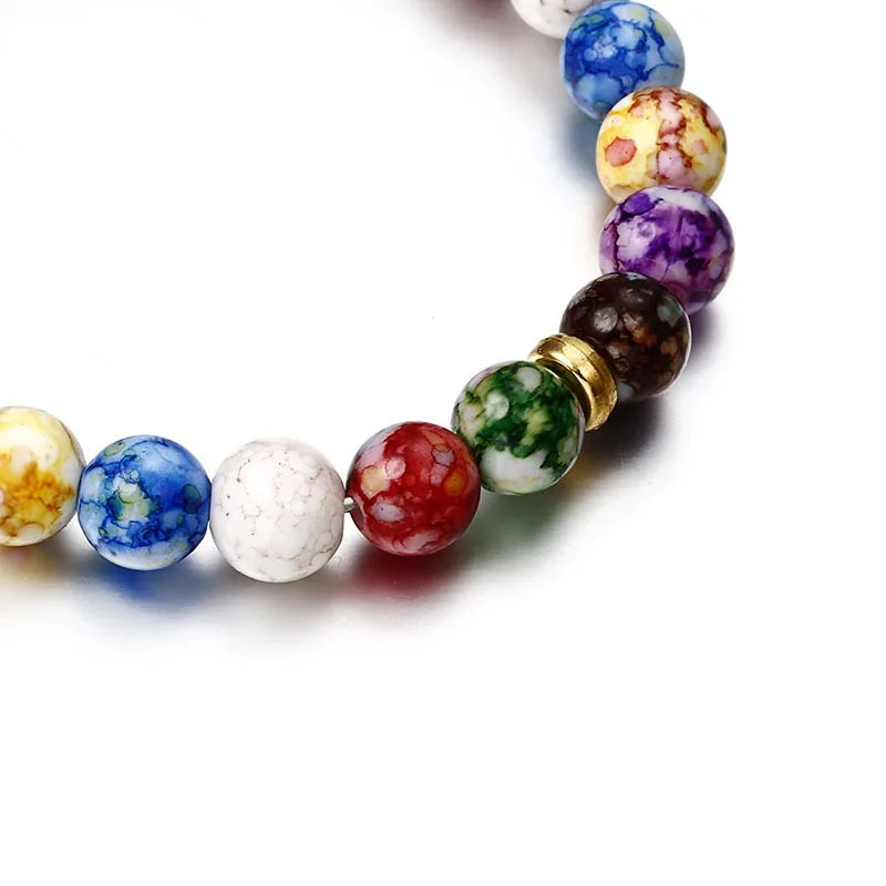 Good Luck Bracelets for Women Real Natural Stone 7 Chakra Beads Girlfriend Mom Gift Original Jewelry Luxury Beaded Bracelet