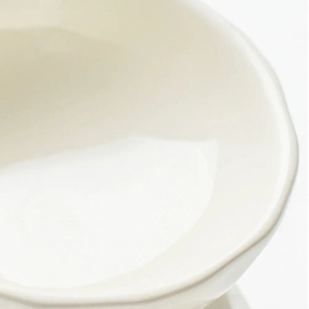 Ceramic Cat Bowl Creative Slanted/Flat Mouth Dog Food Feeding Basin Non-slip Multi-use Pet High Foot Bowl Water Container