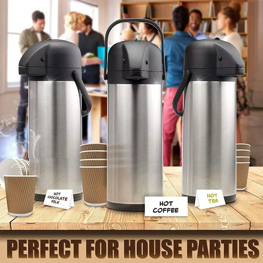 Stainless Steel Air Pressure Insulation Pot - Coffee Carafes for Keeping Hot - Thermal Coffee Carafe for Hot Liquids