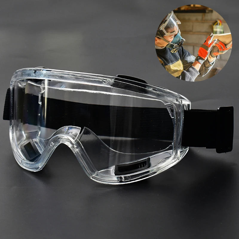 Safety Goggles Anti-Splash Dustproof Work Laboratory Glasses Eye Protection Labor Protection Safety Glasses Clear Lenses