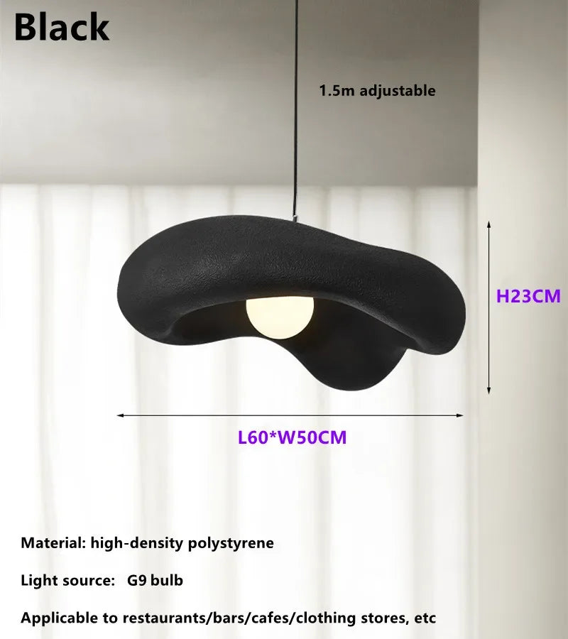 Nordic Wabi-sabi Pendant Lights Designer Minimalist Hanglamp Woonkamer Restaurant Bedroom Chandelier Fixtures Indoor Decoration