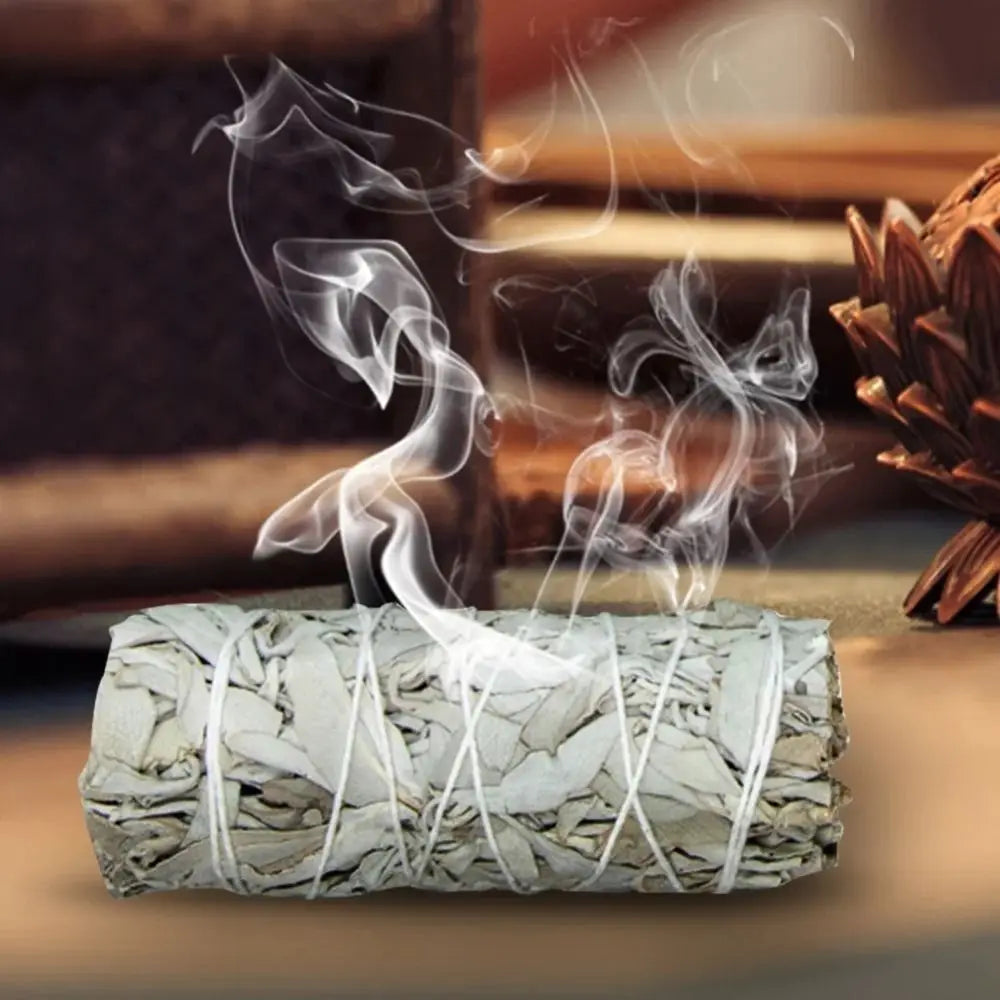 10cm White Sage Bundle Portable Multifunctional Spiritual Incense Sticks Natural Practical California Smudge Stick Wand