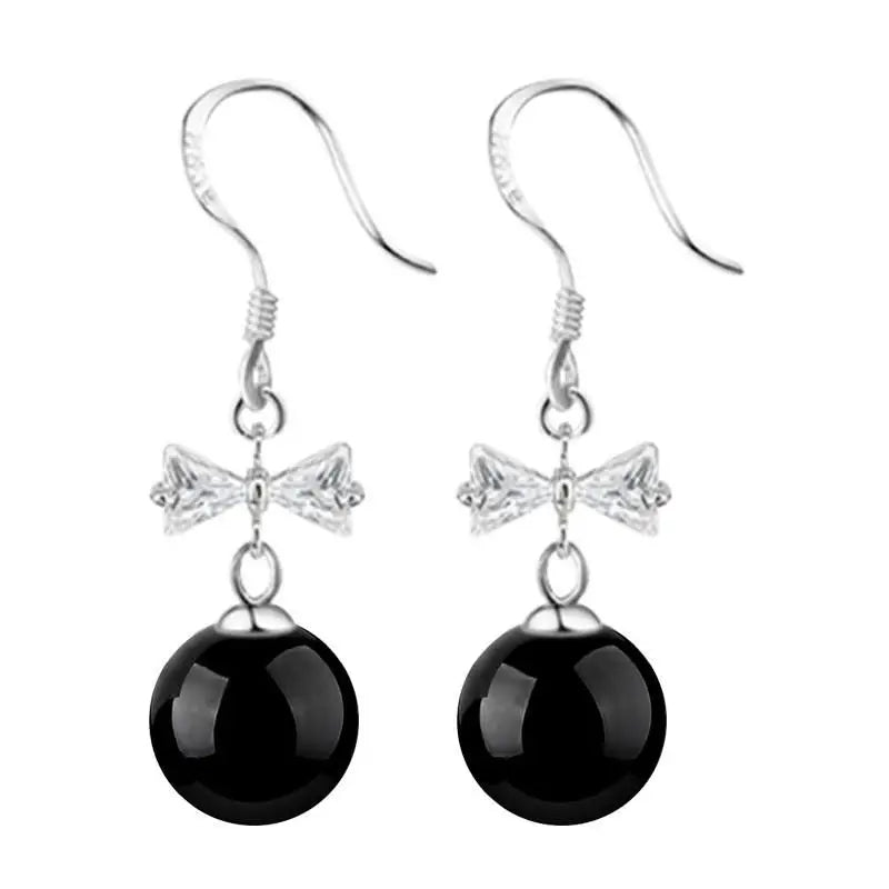 Korean Red Natural Stone Drop Earrings For Women Natural agate Jewelry Bridal Party Wedding Tassel Earrings 2023 Trendy 2Z40