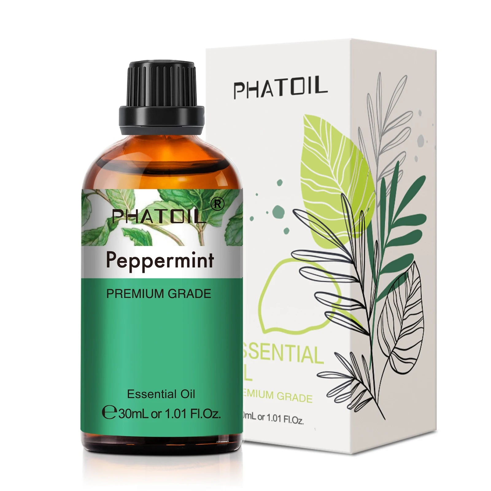 PHATOIL 30ml Aromatherapy Essential Oil Lavender Eucalyptus Vanilla Sweet Orange Aroma Oils For Diffuser Candle Making DIY Soap