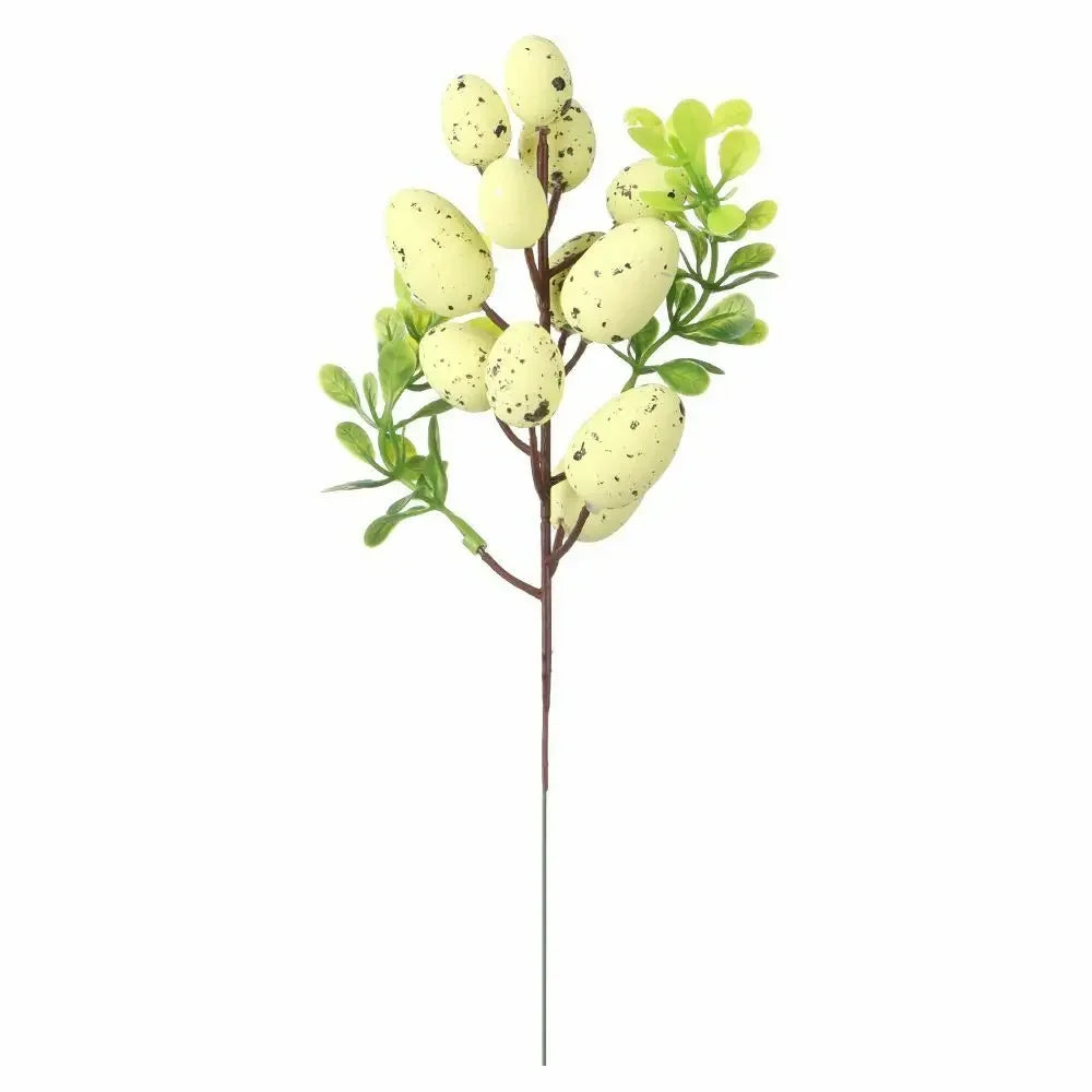 Colorful Egg Tree Branch Vibrant Natural Artificial Easter Branch Creative Easter Egg Flower For Wedding New
