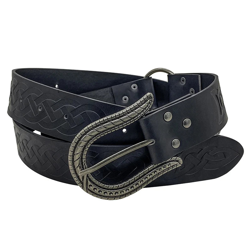 Medieval Ring Belt human Larp Nordic Celtic Norseman Waistband Valhalla Warrior Knights Girdle Ancient Accessories Available