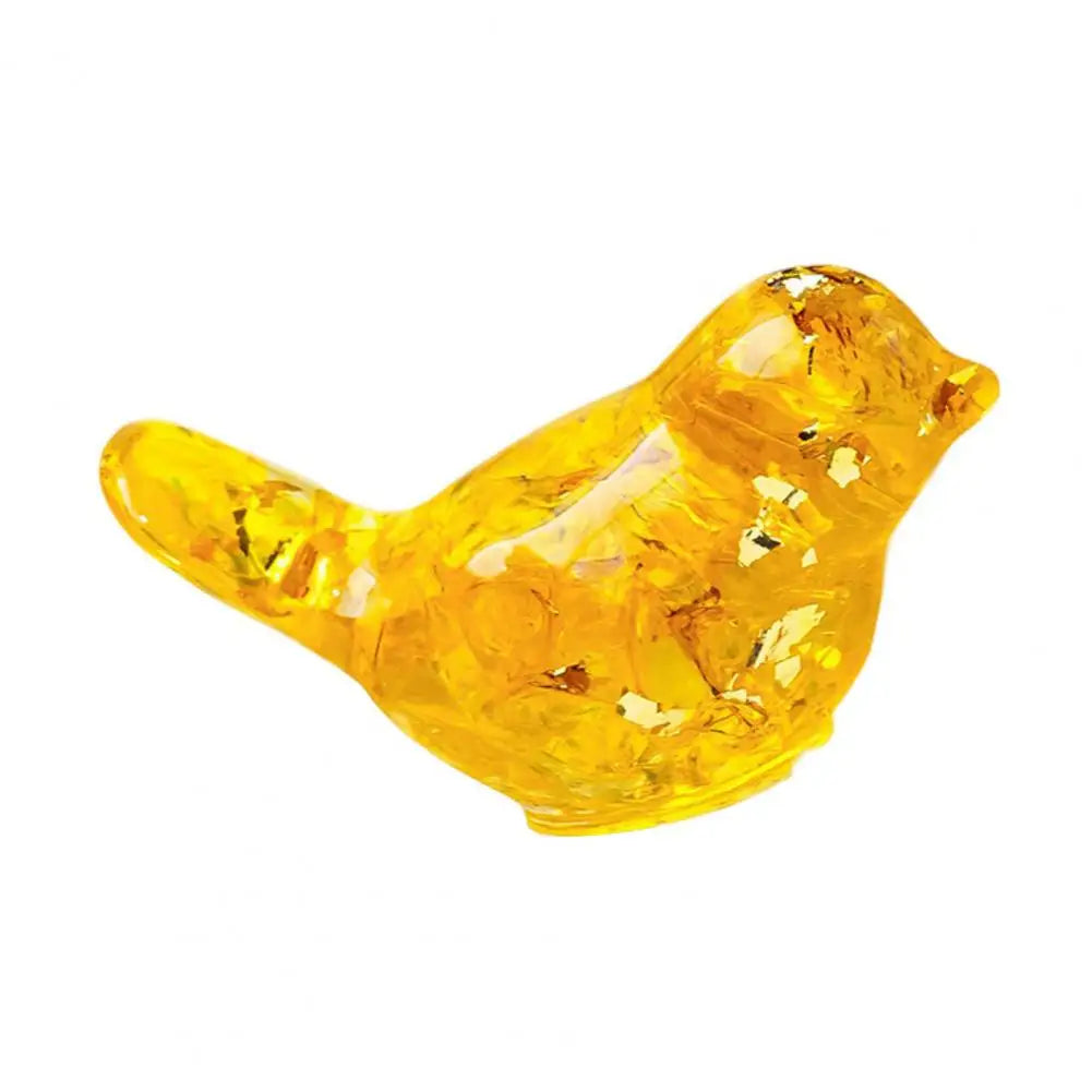 Natural Stone Colorful Bird Figurine Positive Healing Energy Hand-carved Faux Crystal Mini Bird Statue Home Office Desktop Decor