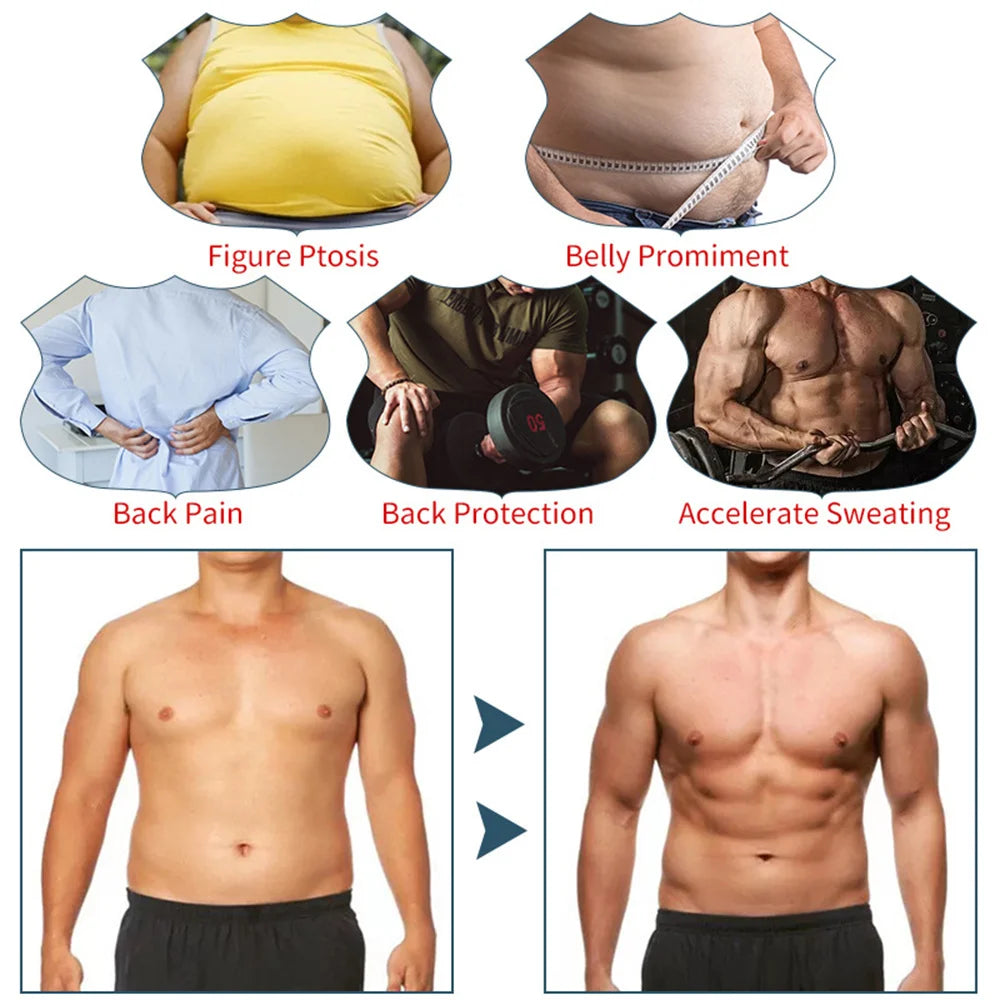Belly Reduction Girdle And Stomach Waist Girdle Body Shaping Straps Tightens Sweating Fitness Perspiration Jogging Waist Trainer