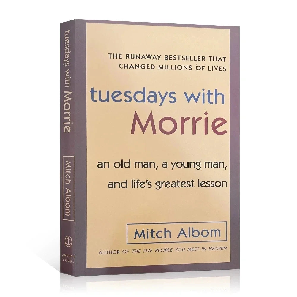 Tuesdays With Morrie Life's Greatest Lesson Book by Mitch Albom The Meaning of Life Adult English Reading Books