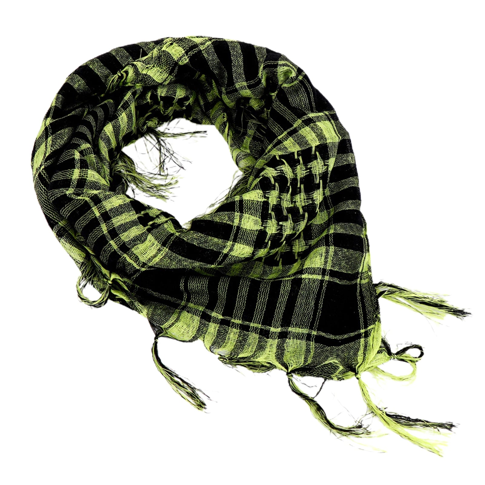Hunting Scarf Military Shemagh Desert Keffiyeh Head Neck Scarf Arab Wrap with Tassel