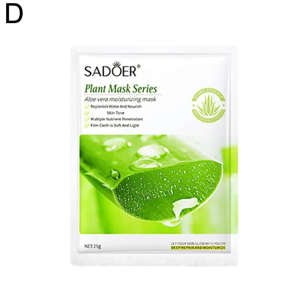 1PC Natural Plant Face Mask Beauty Skincare Masks Moisturizing Deeply Hydrating Facial Mask Face Care Cosmetics