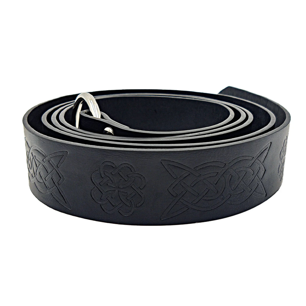 Medieval Embossed  Vegvisir PU Leather Belt Retro Renaissance Knight Belt Viking  Medieval Accessories Renaissance