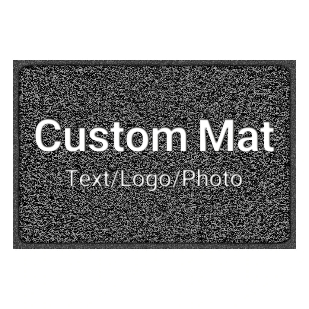 Custom Foot Mat Personalized Business Mat Carpet Entrance Doormat Indoor Outdoor Anti-Slip Rug Customization Branding Logo Mats