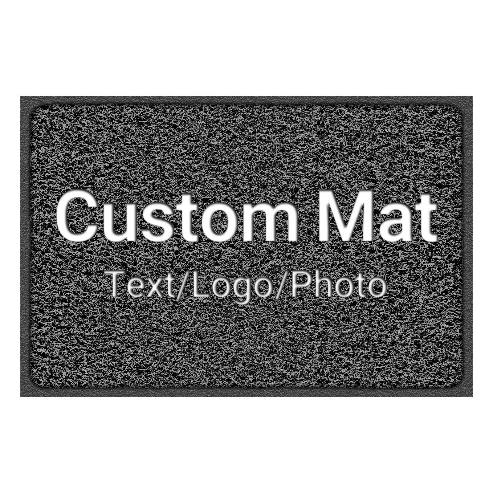 Custom Foot Mat Personalized Business Mat Carpet Entrance Doormat Indoor Outdoor Anti-Slip Rug Customization Branding Logo Mats