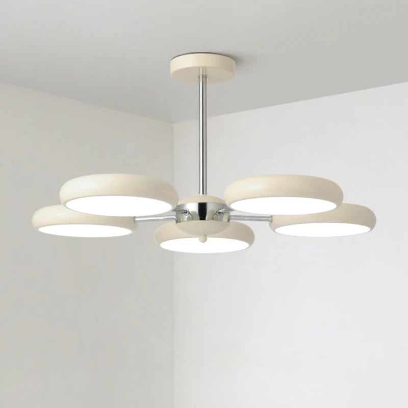Cream Beige Restaurant Pendant Light Modern Minimalist Creative Ceiling Chandeliers Bauhaus Dining Room Light Bedroom Lighting